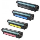 HP 507X / 507A High Yield Black Laser Toner Cartridge Set Black Cyan Yellow Magenta