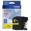 ~Brand New Original BROTHER LC103Y INK / INKJET Cartridge Yellow High Yield