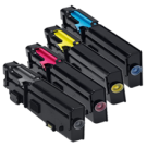 Dell C2660 / C2665 Laser Toner Cartridge Set Black Cyan Yellow Magenta