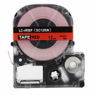 Epson LC-4RBP 12Mm 1/2ג€� Black On Red Cassette Label 8M / 26.2Ft