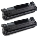 PACK of 2-HP CF283A (83A) Laser Toner Cartridge