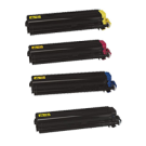 KYOCERA / MITA TK-512 Laser Toner Cartridge Set Black Cyan Yellow Magenta