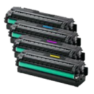 SAMSUNG CLT-505L Laser Toner Cartridge Set Black Yellow Cyan Magenta